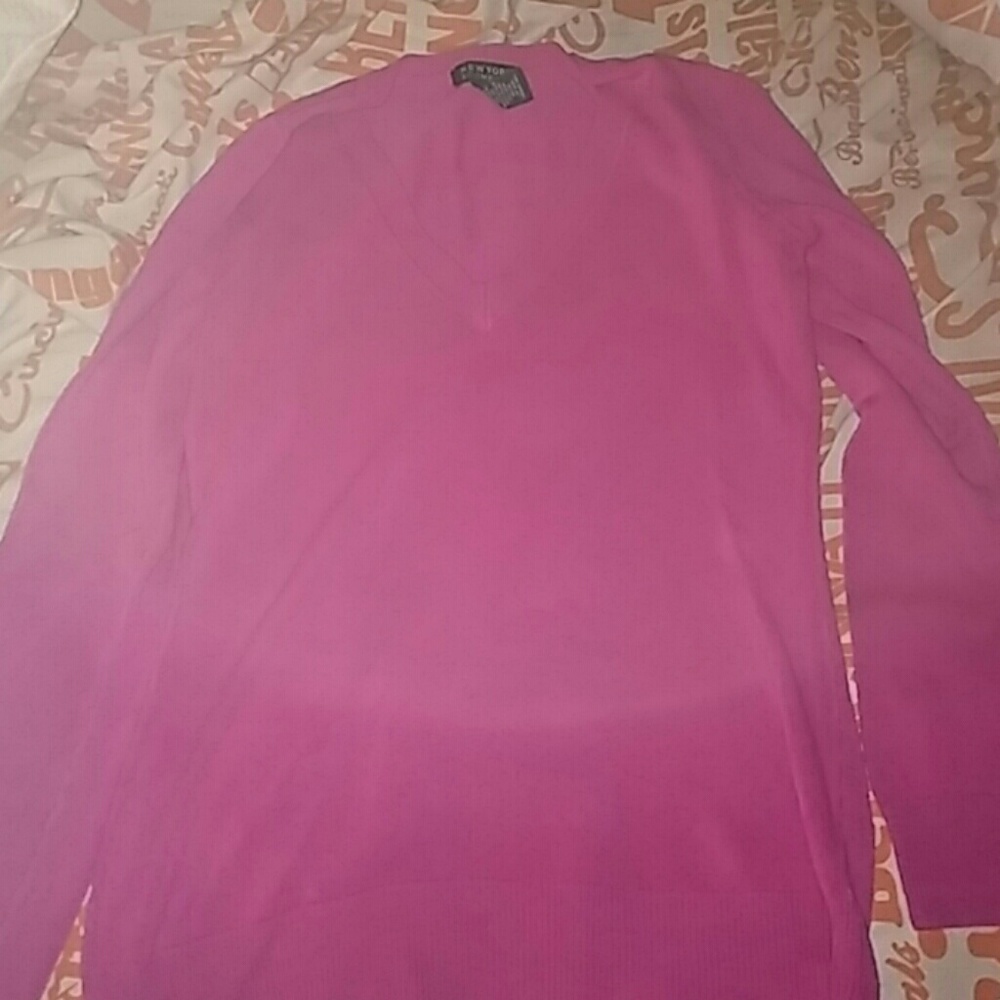 Pink sweater